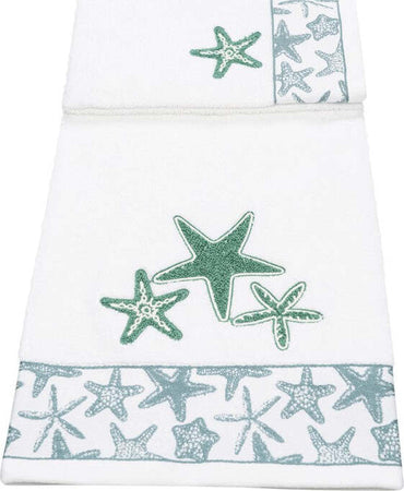 Set-asciugamano-bagno-Vingi-Ricami-Stelle-marine