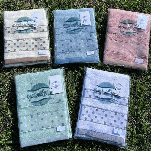 Set-asciugamano-bagno-viso-e-ospite-Botticelli-Home-Pois