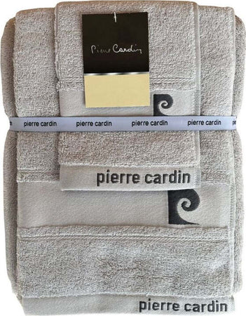 Set-asciugamano-bagno-viso-ospite-telo-Pierre-Cardin-Luxury