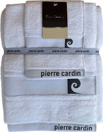 Set-asciugamano-bagno-viso-ospite-telo-Pierre-Cardin-Luxury