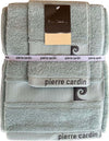 Set-asciugamano-bagno-viso-ospite-telo-Pierre-Cardin-Luxury