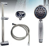 Set Asta Doccia Doccetta Regolabile 1,5mt Tubo Flessibile Con Barra Bagno Tx-9219 Fai da te/Attrezzature per cucine e bagni/Attrezzature per bagni/Docce e componenti doccia/Filtri supporti e soffioni doccia/Docce fisse Trade Shop italia - Napoli, Commerciovirtuoso.it