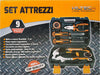 Set attrezzi a mano 9 pezzi HIltech con valigetta Fai da te/Utensili elettrici e a mano/Utensili a mano/Set di attrezzi Scontolo.net - Potenza, Commerciovirtuoso.it