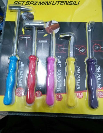 SET ATTREZZI LAVORO MARTELLO PUNTALE LEVACHIODI PERNO ESTRATTORE PUNTERUOLO Fai da te/Utensili elettrici e a mano/Utensili a mano/Set di attrezzi Trade Shop italia - Napoli, Commerciovirtuoso.it