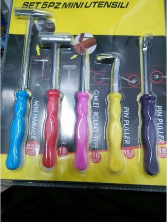 Set Attrezzi Lavoro Martello Puntale Levachiodi Perno Estrattore Punteruolo Fai da te/Utensili elettrici e a mano/Utensili a mano/Set di attrezzi Trade Shop italia - Napoli, Commerciovirtuoso.it