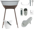 Set bagno e cura Luma Sage Green base grigia con Secchio Prima infanzia/Igiene e benessere/Set di igiene e benessere La Casa Del Bebè - Napoli, Commerciovirtuoso.it