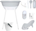 Set Bagno Luma Grigio e Bianco con Secchio Prima infanzia/Igiene e benessere/Set di igiene e benessere La Casa Del Bebè - Napoli, Commerciovirtuoso.it