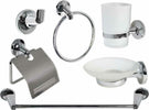 Set-Bagno-Moderno-In-Acciaio-Cromato-E-Vetro-Satinato-6-Pezzi-Arredo-Bagno-69984