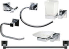 Set-Bagno-Quadrato-Acciaio-Cromato-E-Vetro-Satinato-6-Pezzi-Arredo-Moderno-52920