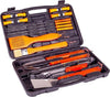 Set Barbecue 18 Pezzi Con Valigetta Bbq Grill Acciaio Inox Manico Legno 6498010 Casa e cucina/Elettrodomestici per la cucina/Piastre e griglie elettriche/Piastre Trade Shop italia - Napoli, Commerciovirtuoso.it