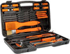 Set Barbecue 18 Pezzi Con Valigetta Bbq Grill Acciaio Inox Manico Legno 6498010 Casa e cucina/Elettrodomestici per la cucina/Piastre e griglie elettriche/Piastre Trade Shop italia - Napoli, Commerciovirtuoso.it