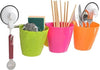 Set-Barra-In-Acciaio-Con-Ventose-3-Vaschetta-Porta-Oggetti-Per-Bagno-Cucina