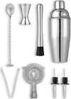 Set bartender 8 pezzi Shaker per cocktail con cassetta in legno idea regalo Casa e cucina/Utensili da cucina/Accessori vino e bar/Set di accessori da Cocktail La Zappa - Altamura, Commerciovirtuoso.it