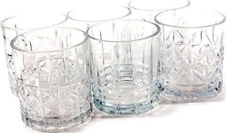 Set-bicchieri-Mercury-15207-Trasparente-assortiti