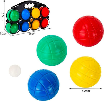 Set Bocce Gioco Da Spiaggia Divertente 28x18.5cm 8 Bocce Colorate Pi? Pallina Giochi e giocattoli/Sport e giochi all'aperto/Sabbiere e giocattoli da spiaggia/Giocattoli per sabbia e spiaggia Trade Shop italia - Napoli, Commerciovirtuoso.it