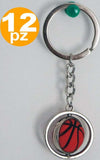 Set-Bomboniera-Bomboniere-Pallone-Palla-Da-Basket-In-3d-Portachiavi-Porta-Chiave