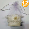 Set Bomboniera Bomboniere Sacchetto In Organza Bianco Pizzo Fiore Porta Confetti Casa e cucina/Hobby creativi/Materiali per hobby creativi/Forniture per feste/Bomboniere Trade Shop italia - Napoli, Commerciovirtuoso.it