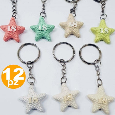 12 BOMBONIERA BOMBONIERE STELLA MARINA 18 ANNI COMPLEANNO CERAMICA PORTA CHIAVI Casa e cucina/Hobby creativi/Materiali per hobby creativi/Forniture per feste/Bomboniere Trade Shop italia - Napoli, Commerciovirtuoso.it