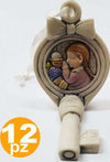 Set-Bomboniera-Chiave-Fiocco-Gancio-Comunione-Bambina-Sacra-Eucarestia-Ceramica
