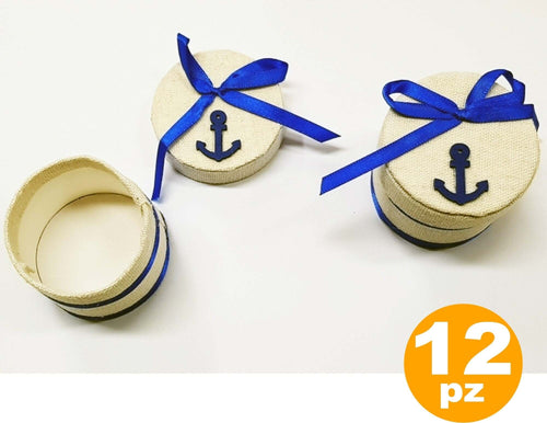 12 BOMBONIERE SCATOLA ANCORA BLU MARINO PORTA CONFETTI MATRIMONIO COMPLEANNO Casa e cucina/Hobby creativi/Materiali per hobby creativi/Forniture per feste/Bomboniere Trade Shop italia - Napoli, Commerciovirtuoso.it