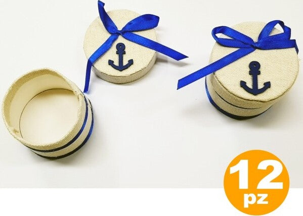 Set Bomboniere Scatola Ancora Blu Marino Porta Confetti X Matrimonio Compleanno Casa e cucina/Hobby creativi/Materiali per hobby creativi/Forniture per feste/Bomboniere Trade Shop italia - Napoli, Commerciovirtuoso.it