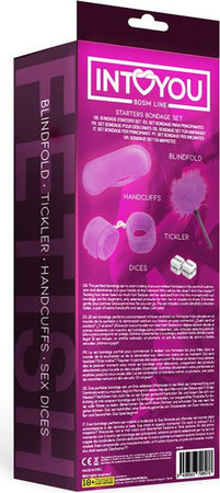 Set Bondage Gioco Erotico Intoyou Bdsm Line Starters Bondage Set 4 Pezzi Viola Salute e cura della persona/Erotismo e contraccezione/Bondage/Set Kondorama - Martinsicuro, Commerciovirtuoso.it