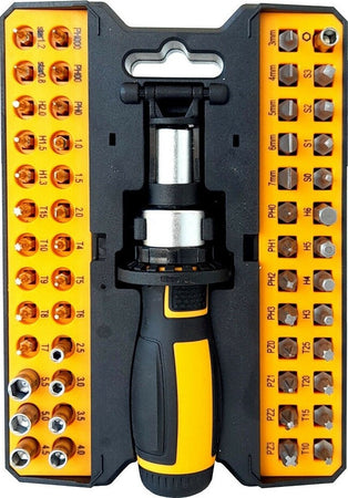 Set Cacciavite Con Cricchetto 53 Pezzi Inserti Ph Torx Taglio Croce Casa, arredamento e bricolage > Bricolage e fai da te > Utensili Manuali > Cacciaviti Trade Shop italia - Napoli, Commerciovirtuoso.it