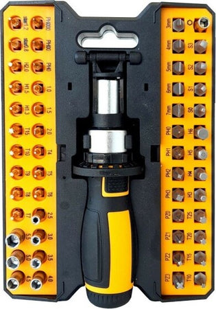 Set Cacciavite Con Cricchetto 53 Pezzi Inserti Ph Torx Taglio Croce Fai da te/Utensili elettrici e a mano/Utensili a mano/Cacciaviti/Set cacciaviti Trade Shop italia - Napoli, Commerciovirtuoso.it