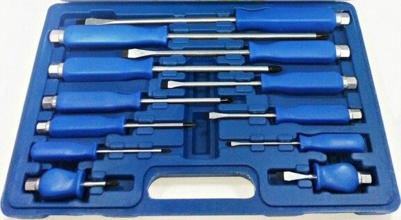 Set Cacciaviti 12 Pz. Cromo Vanadio Calamitati In Valigetta Di Plastica Fai da te/Utensili elettrici e a mano/Utensili a mano/Cacciaviti/Set cacciaviti Trade Shop italia - Napoli, Commerciovirtuoso.it