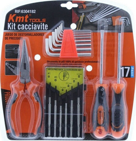 Set Cacciaviti Di Precisione 17 Accessori Con Pinza Giravite Chiavini Eesagonali Fai da te/Utensili elettrici e a mano/Utensili a mano/Cacciaviti/Set cacciaviti Trade Shop italia - Napoli, Commerciovirtuoso.it