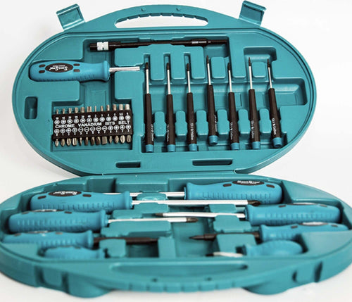 SET CACCIAVITI E PUNTE KIT 42 PEZZI CHROME VANADIUM CON CACCIAVITE DI PRECISIONE Fai da te/Utensili elettrici e a mano/Utensili a mano/Cacciaviti/Set cacciaviti Trade Shop italia - Napoli, Commerciovirtuoso.it