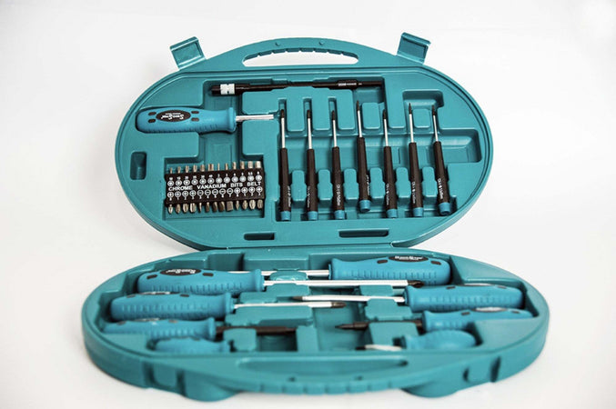 SET CACCIAVITI E PUNTE KIT 42 PEZZI CHROME VANADIUM CON CACCIAVITE DI PRECISIONE Fai da te/Utensili elettrici e a mano/Utensili a mano/Cacciaviti/Set cacciaviti Trade Shop italia - Napoli, Commerciovirtuoso.it