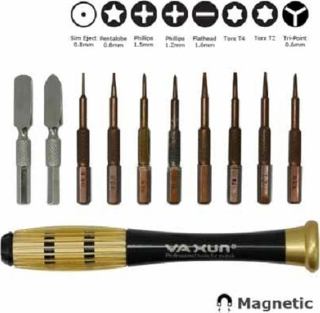 SET CACCIAVITI MULTIFUNZIONE 10 PUNTE TORX RIPARAZIONI CELLULARE SMARTPHONE PC Fai da te/Utensili elettrici e a mano/Utensili a mano/Cacciaviti/Set cacciaviti Trade Shop italia - Napoli, Commerciovirtuoso.it
