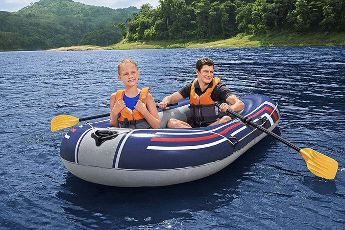 Set Canotto Gonfiabile Gommone Treck X1 228x121x36cm Con Remi Pompa Pedale 61083 Giochi e giocattoli/Sport e giochi all'aperto/Giochi aquatici e piscine per bambini/Canotti e gonfiabili galleggianti Trade Shop italia - Napoli, Commerciovirtuoso.it