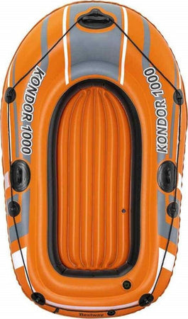 Set Canotto Kondor 1000 Con Remi Gommone Gonfiabile 155x93cm Per 1 Persona 61078 Giochi e giocattoli/Sport e giochi all'aperto/Giochi aquatici e piscine per bambini/Canotti e gonfiabili galleggianti Trade Shop italia - Napoli, Commerciovirtuoso.it