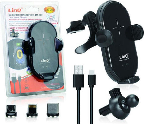 Set Caricabatteria Wireless Per Auto 15w Smartphone 3 Connettori Magnetici Jjt963 Elettronica/Cellulari e accessori/Accessori/Caricabatterie/Caricabatterie wireless da auto Trade Shop italia - Napoli, Commerciovirtuoso.it
