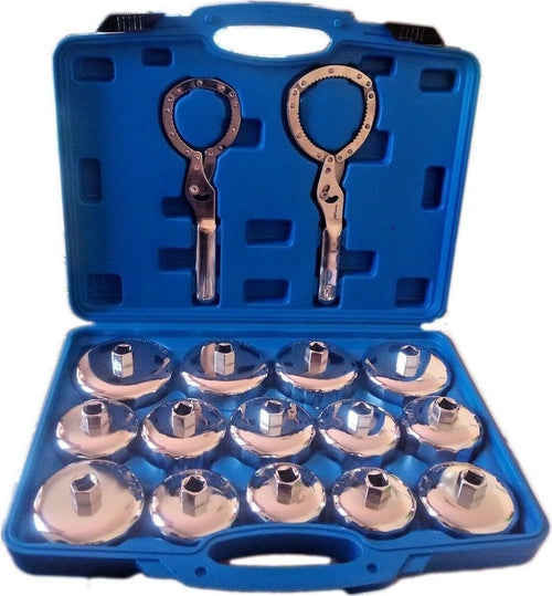 SET CHIAVE A TAZZA PER FILTRO OLIO 16 PZ AUTO UNIVERSALE ATTREZZO OFFICINA Auto e Moto/Attrezzi per veicoli/Attrezzi e attrezzatura per sistema olio/Chiavi per il filtro olio Trade Shop italia - Napoli, Commerciovirtuoso.it