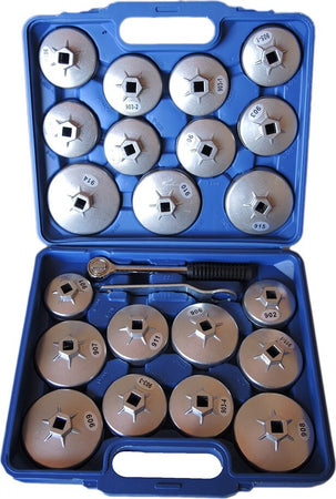 Set Chiave Chiavi Tazza Bussola Filtro Olio Auto 23 Pz Cricchetto Custodia Auto e Moto/Attrezzi per veicoli/Attrezzi e attrezzatura per sistema olio/Chiavi per il filtro olio Trade Shop italia - Napoli, Commerciovirtuoso.it