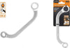 Set Chiave Fissa Poligonale Doppia A U Da 17-19 Mm Cromata Chrome Vanadium 97694 Fai da te/Utensili elettrici e a mano/Utensili a mano/Chiavi e chiavi inglesi/Chiavi a bussola Trade Shop italia - Napoli, Commerciovirtuoso.it
