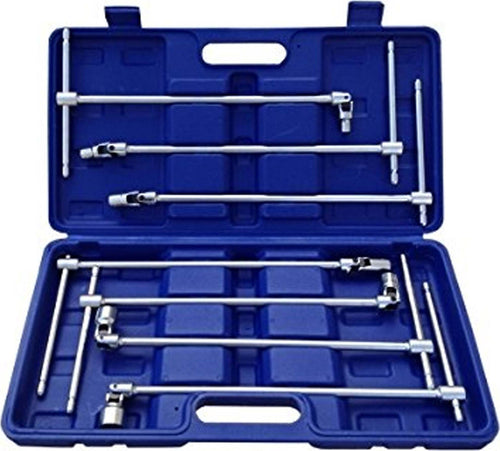 SET CHIAVI A T DOPPIO SNODO 7 PZ PEZZI LUNGHE 8 10 12 13 14 17 19 mm SNODABILI Fai da te/Utensili elettrici e a mano/Utensili a mano/Chiavi e chiavi inglesi/Chiavi con estremità aperta Trade Shop italia - Napoli, Commerciovirtuoso.it