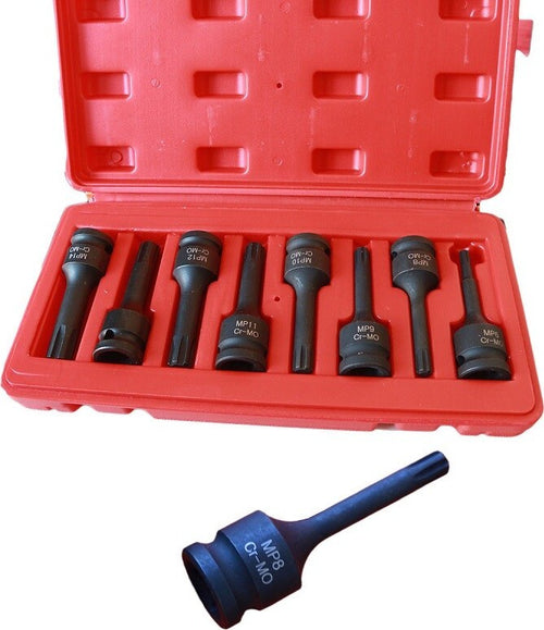 SET CHIAVI BUSSOLA AD IMPATTO 1/2 ATTACCO MP 8 PZ PER AVVITATORE PNEUMATICO Fai da te/Utensili elettrici e a mano/Utensili a mano/Bussole e set di bussole/Corredi di bussole/Standard Trade Shop italia - Napoli, Commerciovirtuoso.it