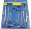 SET CHIAVINI A T TORX ESAGONALI ACCIAIO 9 PEZZI BALL POINT CON MANICO A ELLE L Fai da te/Utensili elettrici e a mano/Utensili a mano/Chiavi e chiavi inglesi/Chiavi esagonali Trade Shop italia - Napoli, Commerciovirtuoso.it