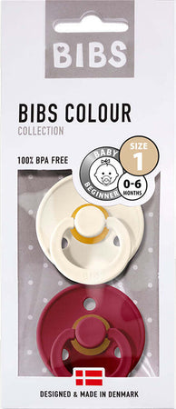 Set Ciucci BIBS Avorio/Rubino 0-6 Prima infanzia/Succhietti e massaggiagengive/Succhietti La Casa Del Bebè - Napoli, Commerciovirtuoso.it