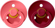 Set Ciucci BIBS Corallo/Rubino 0-6 Prima infanzia/Succhietti e massaggiagengive/Succhietti La Casa Del Bebè - Napoli, Commerciovirtuoso.it