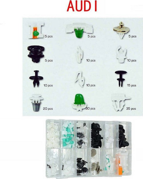 Set Clip Di Fissaggio Per Auto Audi Confezione 150 Pezzi Ricambi Plastica Auto e Moto/Parti per auto/Strumentazione/Dadi e bulloni Trade Shop italia - Napoli, Commerciovirtuoso.it