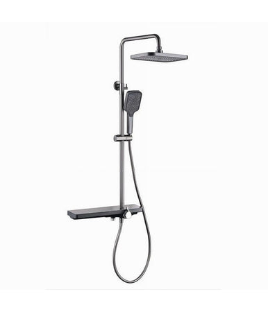 Set Colonna Doccia Saliscendi Con Miscelatore Rubinetto Soffione Doccetta 87348