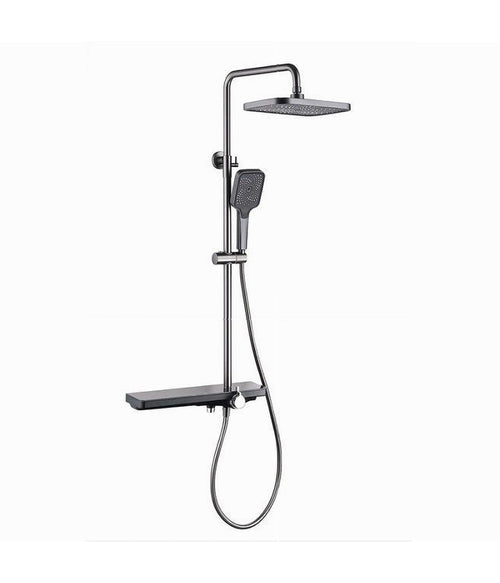 Set Colonna Doccia Saliscendi Con Miscelatore Rubinetto Soffione Doccetta 87348