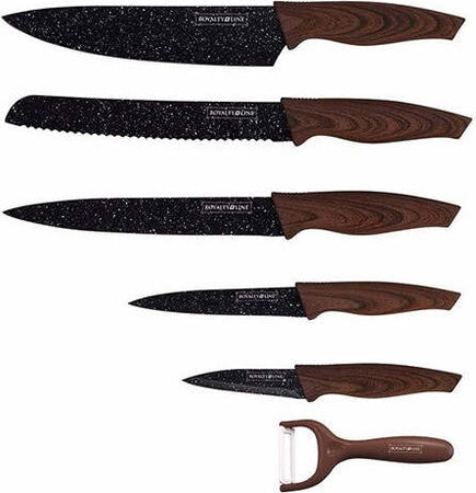 Set Coltelli 5pz. Royalty Line Cucina Professionali Chef Ristorante Rl-wd5m Casa e cucina/Utensili da cucina/Coltelli da cucina/Set di coltelli da cucina Trade Shop italia - Napoli, Commerciovirtuoso.it