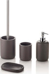 Set Completo Accessori Bagno Colore Grigio Casa e cucina/Bagno/Accessori per il bagno/Set di accessori per il bagno Shopbagno.it - Roma, Commerciovirtuoso.it