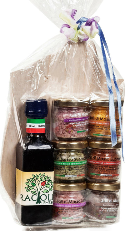 Set Completo Condimenti Saporidisale Braciolio Cesto Idea Regalo Natale Confezione Regalo Natalizia Sapori Di Sale